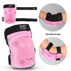 Teen/Child Knee and Elbow Wrist Strap Wrist Guard Skateboard Protective Gear Set